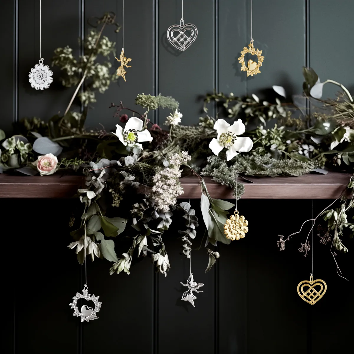 Enfeite de Natal Dancing Angel 7 cm, Prateado Rosendahl