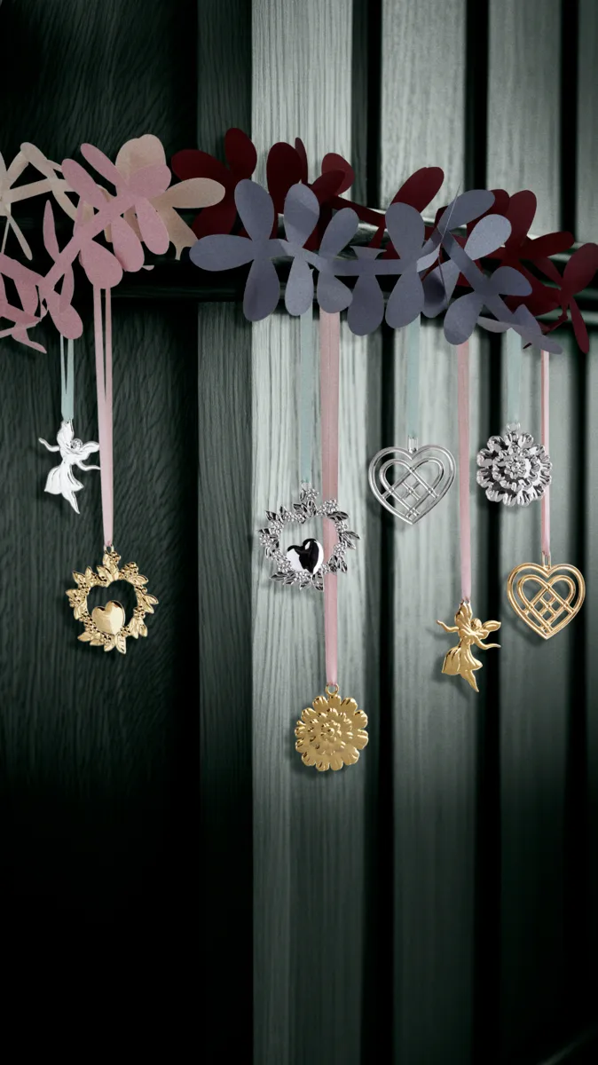 Enfeite de Natal Dancing Angel 7 cm, Prateado Rosendahl