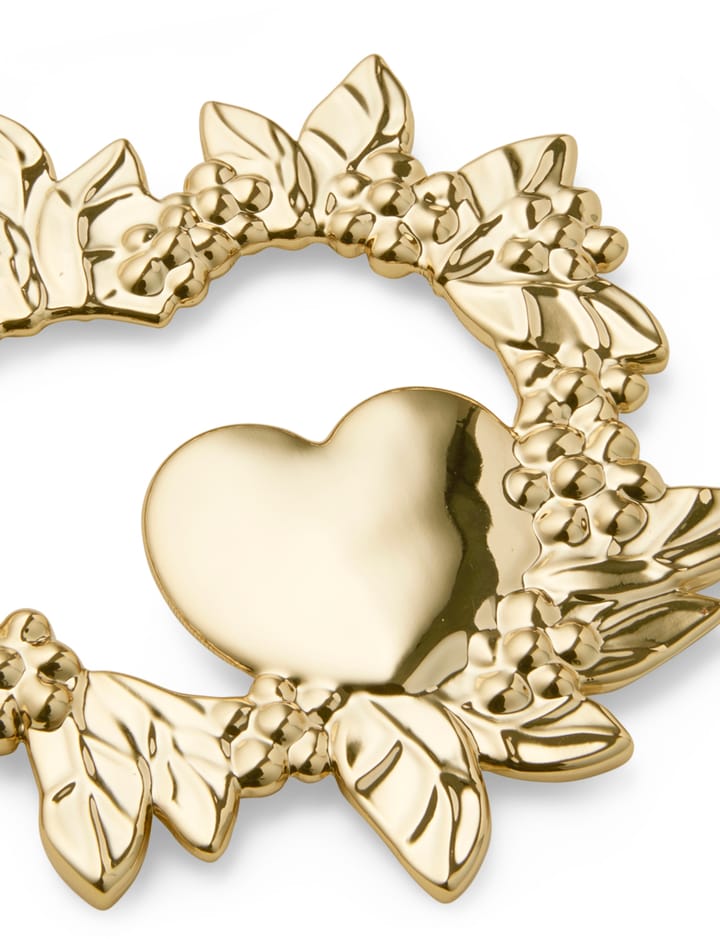 Enfeite de Natal Wild Heart 8 cm, Dourado Rosendahl