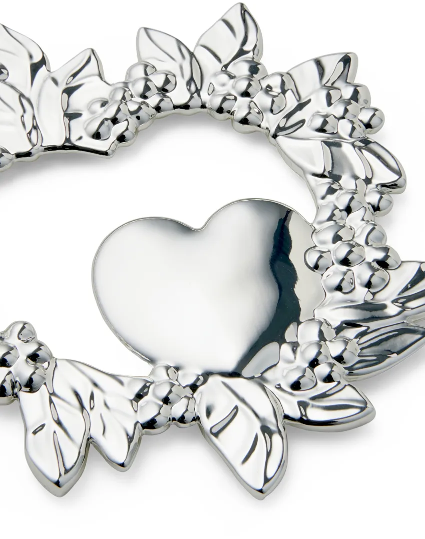 Enfeite de Natal Wild Heart 8 cm, Prateado Rosendahl
