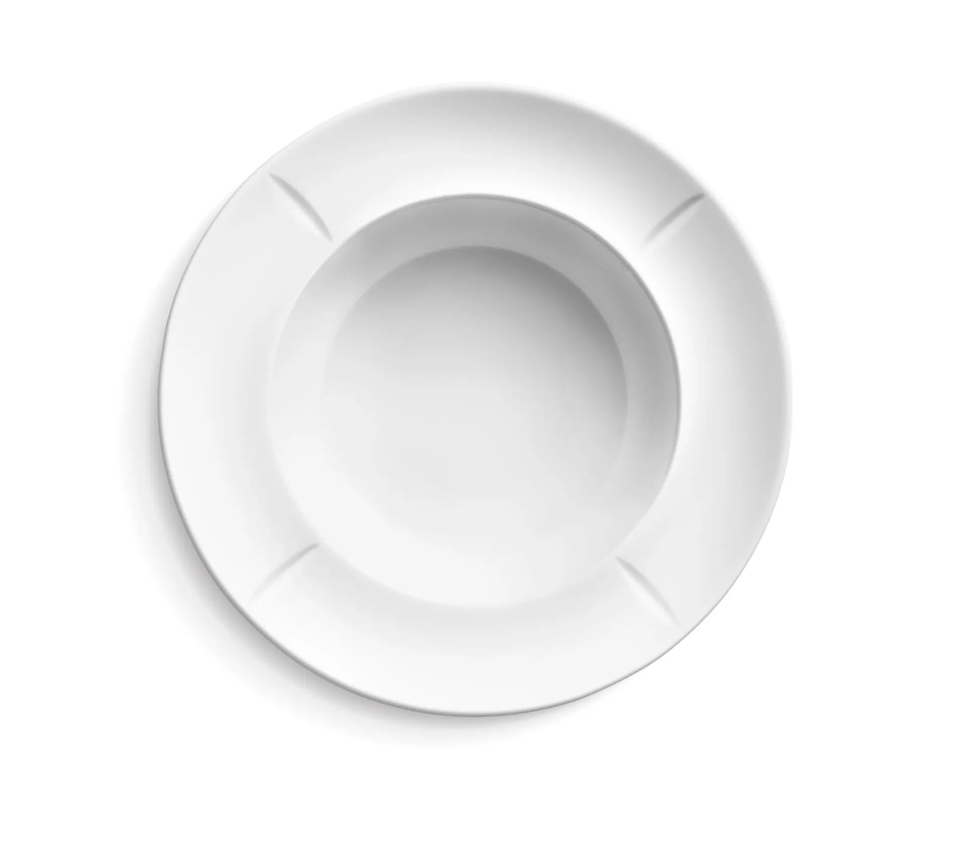 Grand Cru Soft prato fundo Ø25 cm, Branco Rosendahl