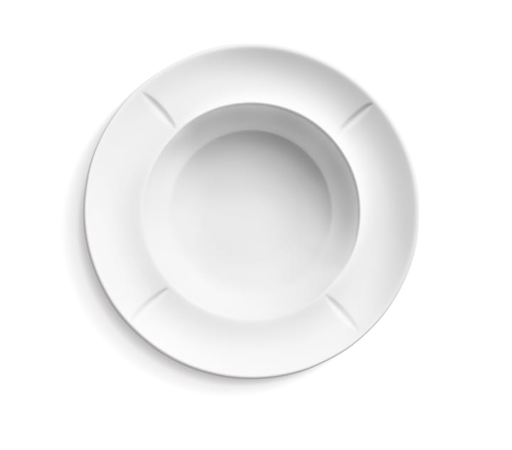 Grand Cru Soft prato fundo Ø25 cm, Branco Rosendahl