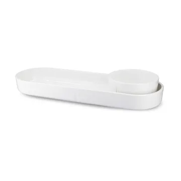 Grand Cru travessa oval de servir - Branco, 12x34 cm - Rosendahl