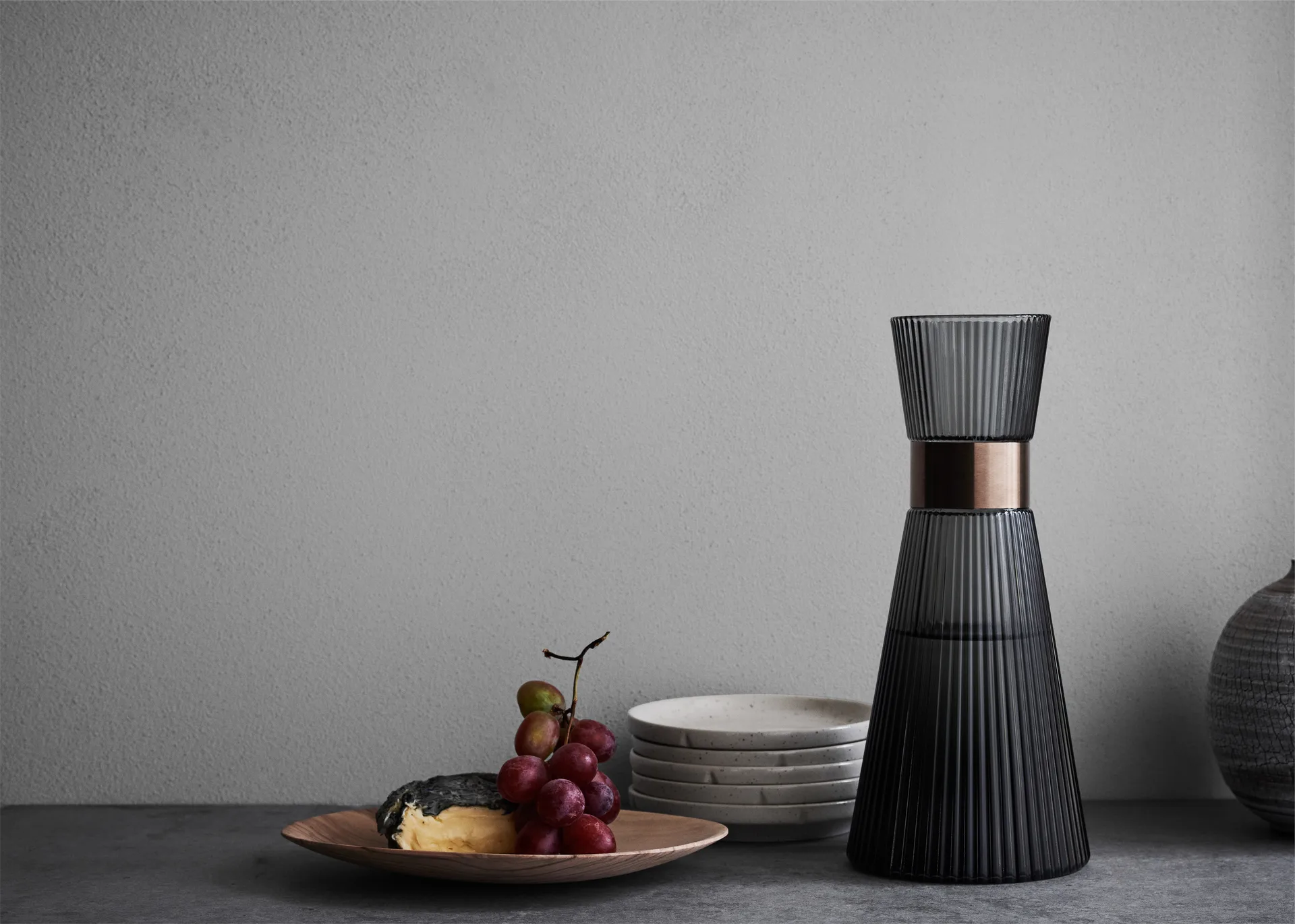 Jarro de água Grand Cru 1 L, Smoke Rosendahl