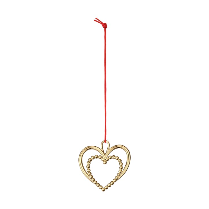 Karen Blixen coração de pérola enfeite de Natal 6,5 cm - Dourado - Rosendahl