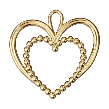 Karen Blixen coração de pérola enfeite de Natal 6,5 cm - Dourado - Rosendahl