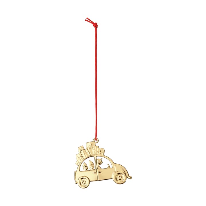 Karen Blixen enfeite de Natal em forma de carro 6,5 cm - Dourado - Rosendahl