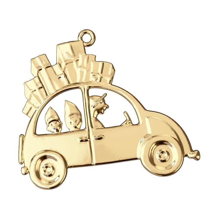 Karen Blixen enfeite de Natal em forma de carro 6,5 cm, Dourado Rosendahl