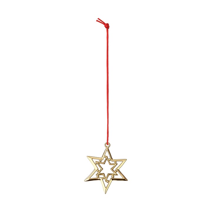 Karen Blixen estrela pendente de Natal 8 cm - Dourado - Rosendahl