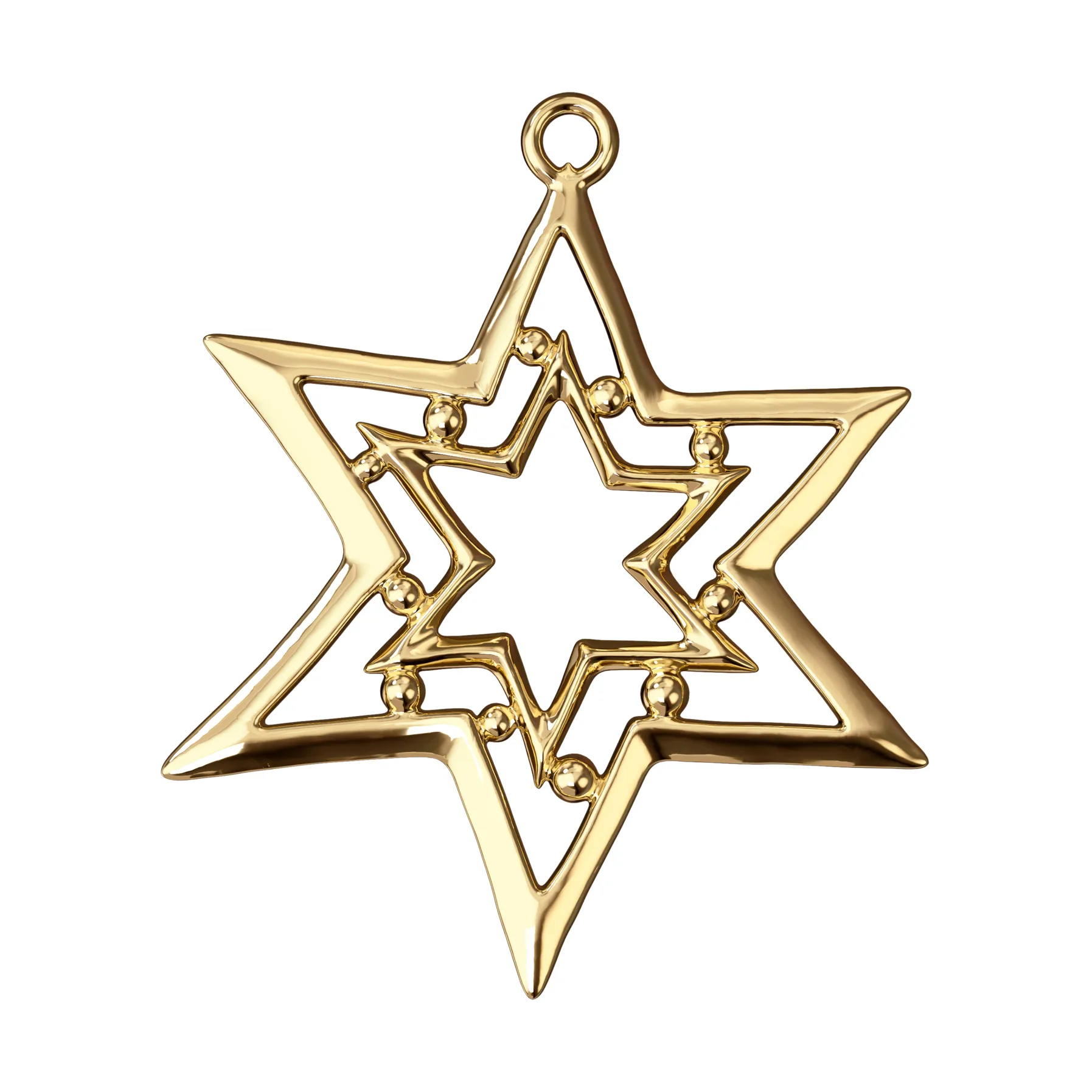 Karen Blixen estrela pendente de Natal 8 cm, Dourado Rosendahl