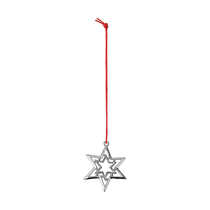 Karen Blixen estrela pendente de Natal 8 cm - Prateado - Rosendahl