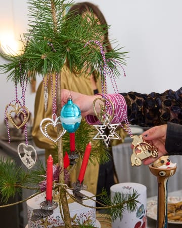Karen Blixen estrela pendente de Natal 8 cm - Prateado - Rosendahl