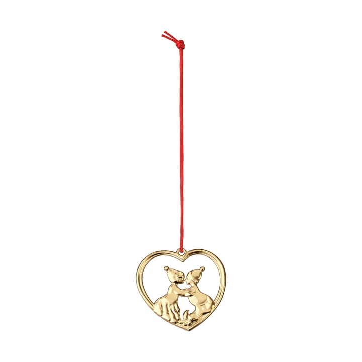 Karen Blixen gnomos beijando 6,5 cm - Dourado - Rosendahl