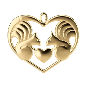 Karen Blixen nuts about you pendente decorativo - Dourado, 6 cm - Rosendahl