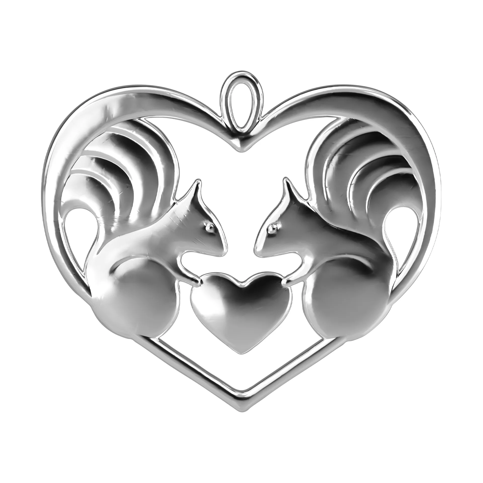 Karen Blixen nuts about you pendente decorativo, Prateado, 6 cm Rosendahl