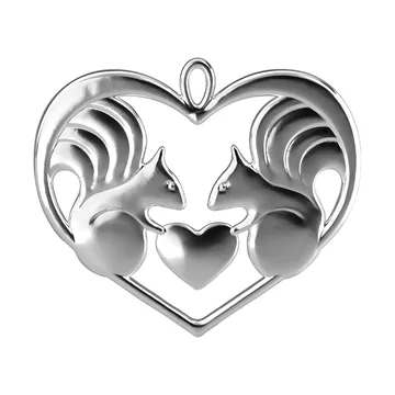 Karen Blixen nuts about you pendente decorativo - Prateado, 6 cm - Rosendahl