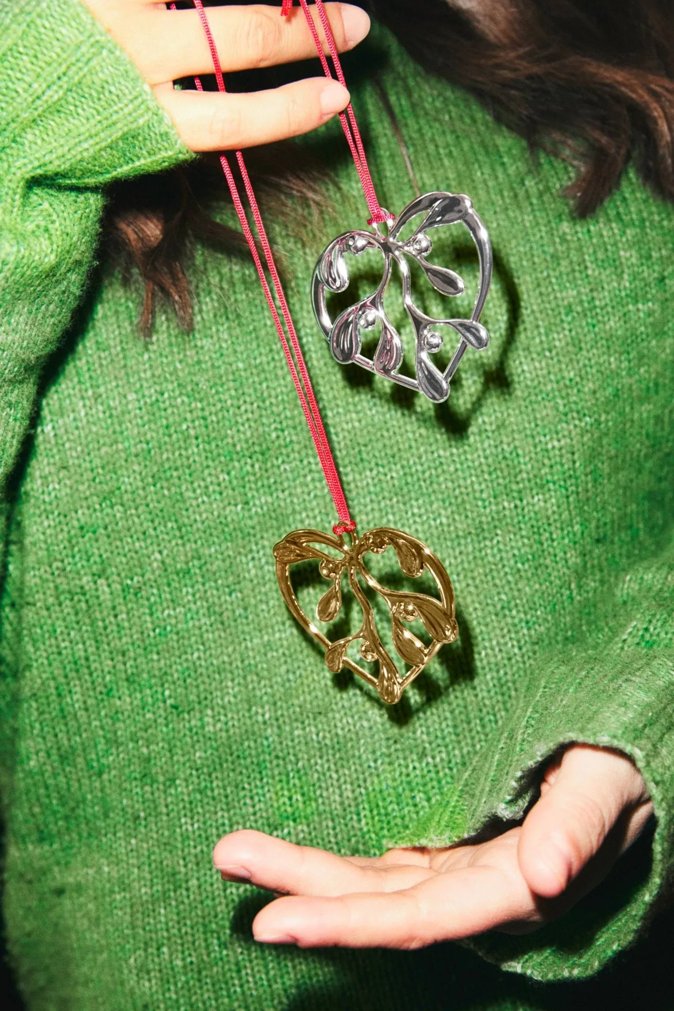 Karen Blixen under the mistletoe, Dourado, 6 cm Rosendahl