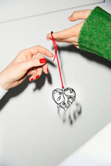 Karen Blixen under the mistletoe - Prateado, 6 cm - Rosendahl