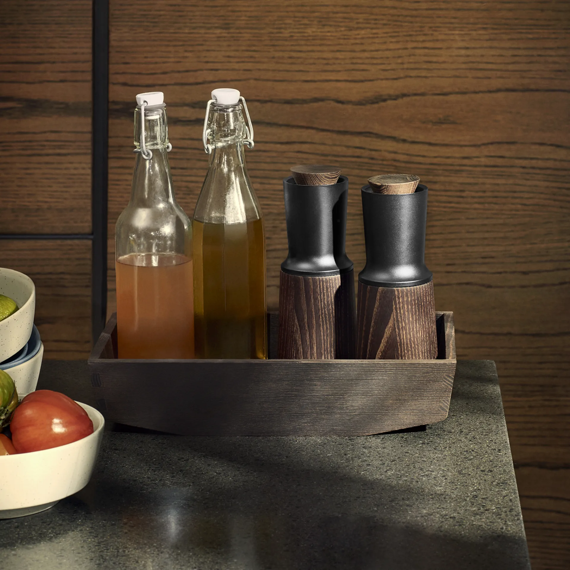 Moinho de sal e pimenta Rå 20 cm, Preto Rosendahl