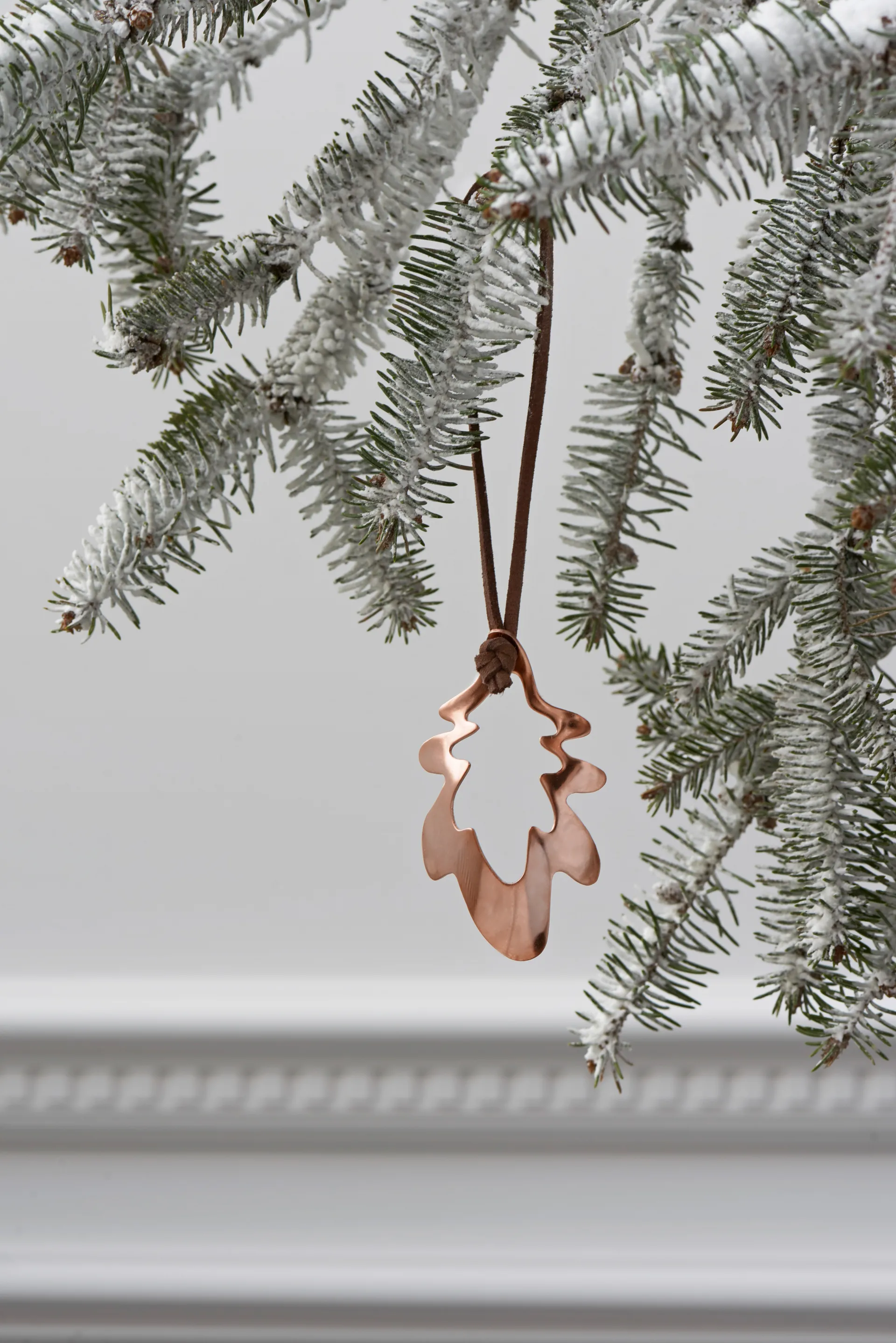 Pingente de Natal em folha de carvalho Forest tales 8,5 cm, Chávenas Rosendahl