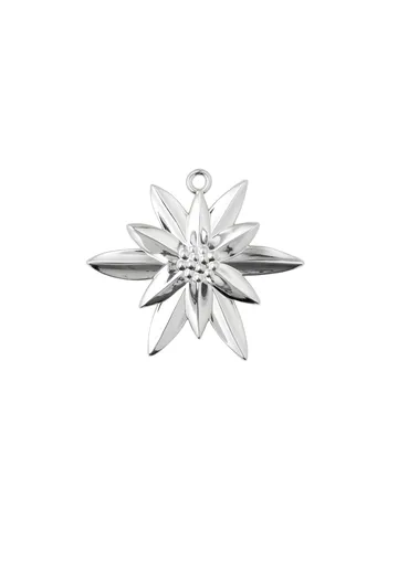 Pingente de Natal Flor de inverno Karen Blixen - Prata - Rosendahl