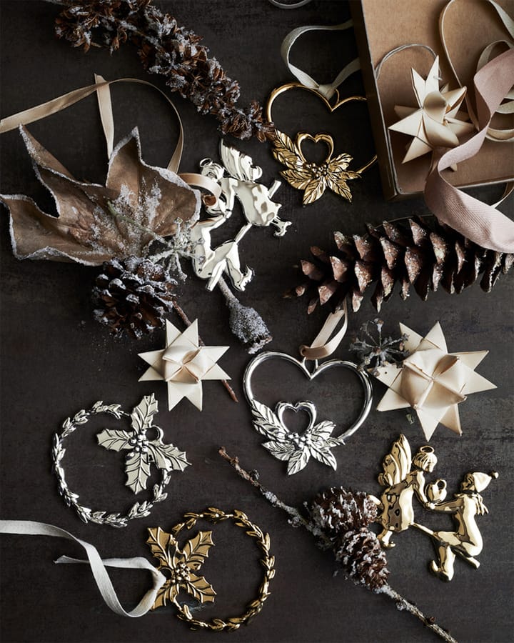 Pingente de Natal Karen Blixen Holly, Prateado Rosendahl