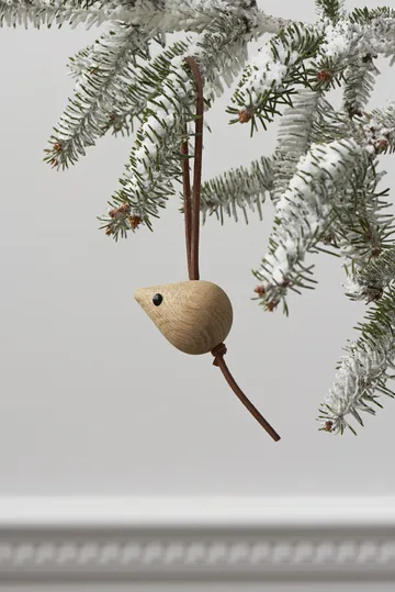 Pingente de Natal rato Forest tales 4 cm - Carvalho - Rosendahl