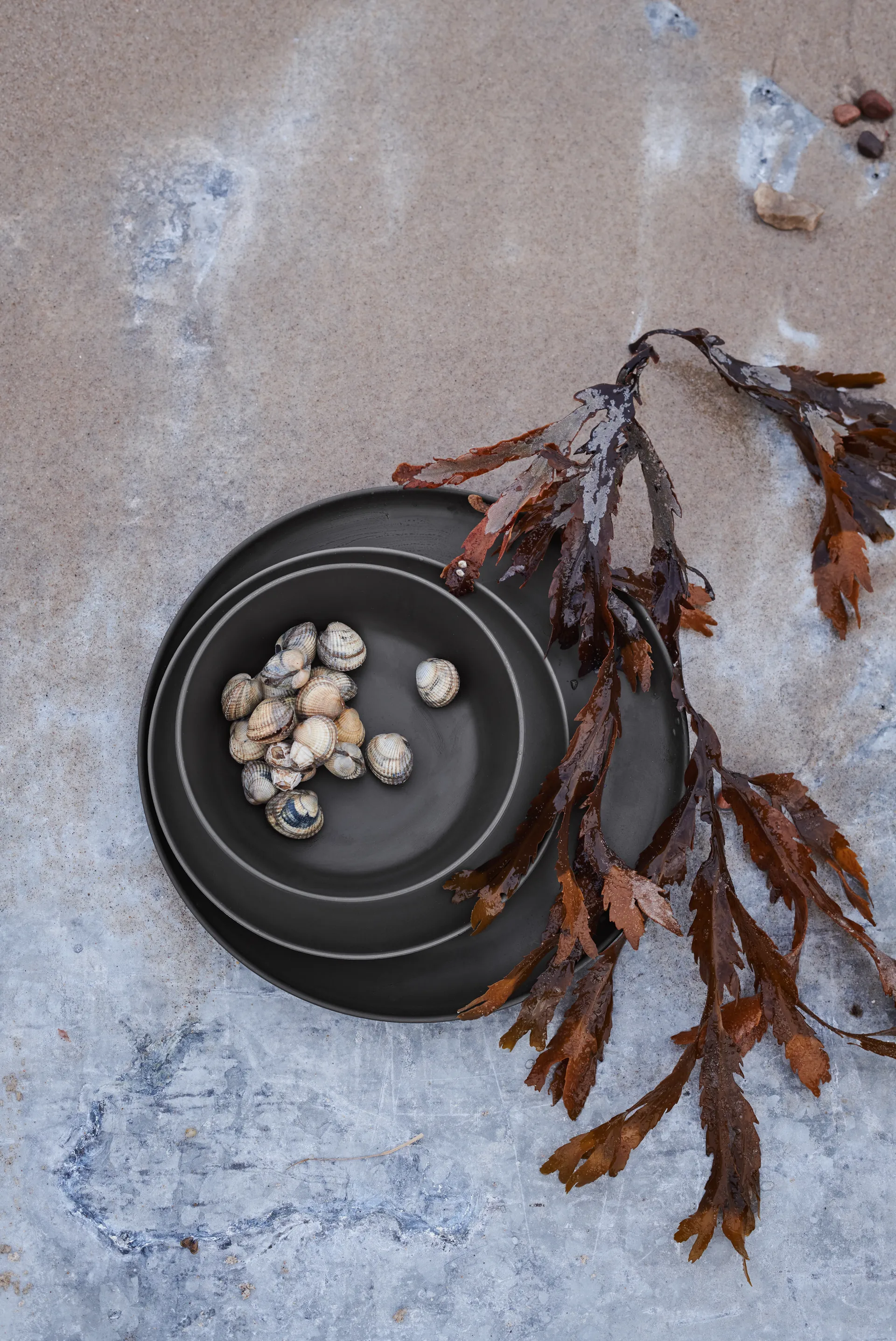 Prato melamina Grand Cru Take Ø26 cm 2-unidades, Cinzento Rosendahl