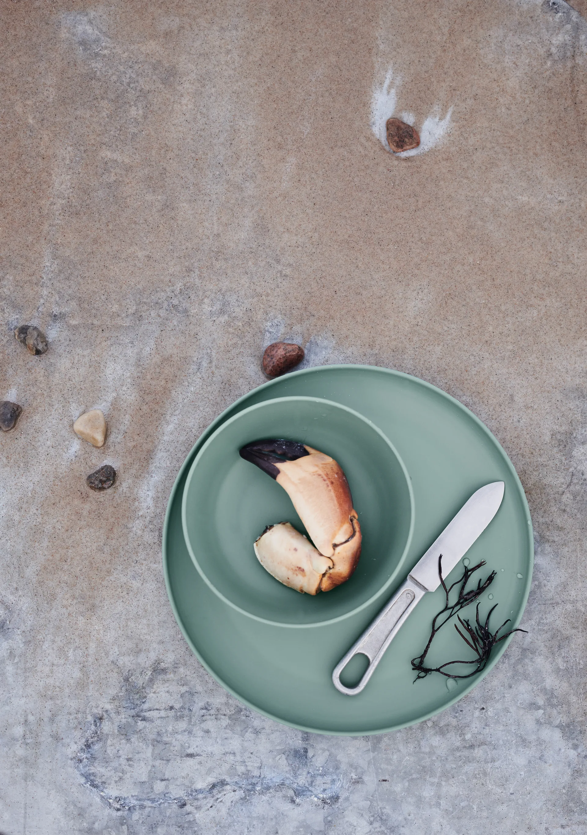 Prato melamina Grand Cru Take Ø26 cm 2-unidades, Verde médio Rosendahl