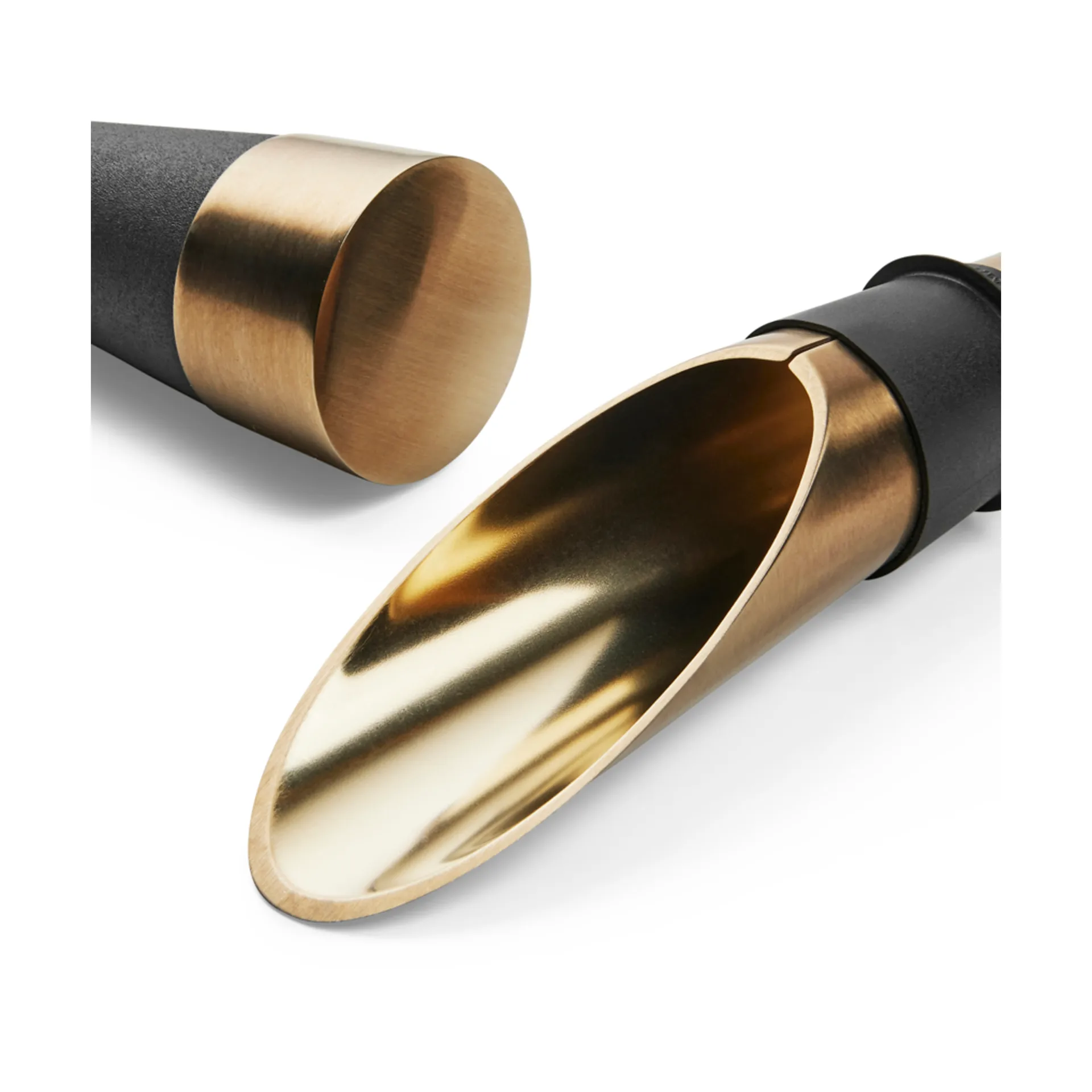 Rolha de vinho e bico 2 peças Grand Cru Bareware, Aço preto-patinado Rosendahl