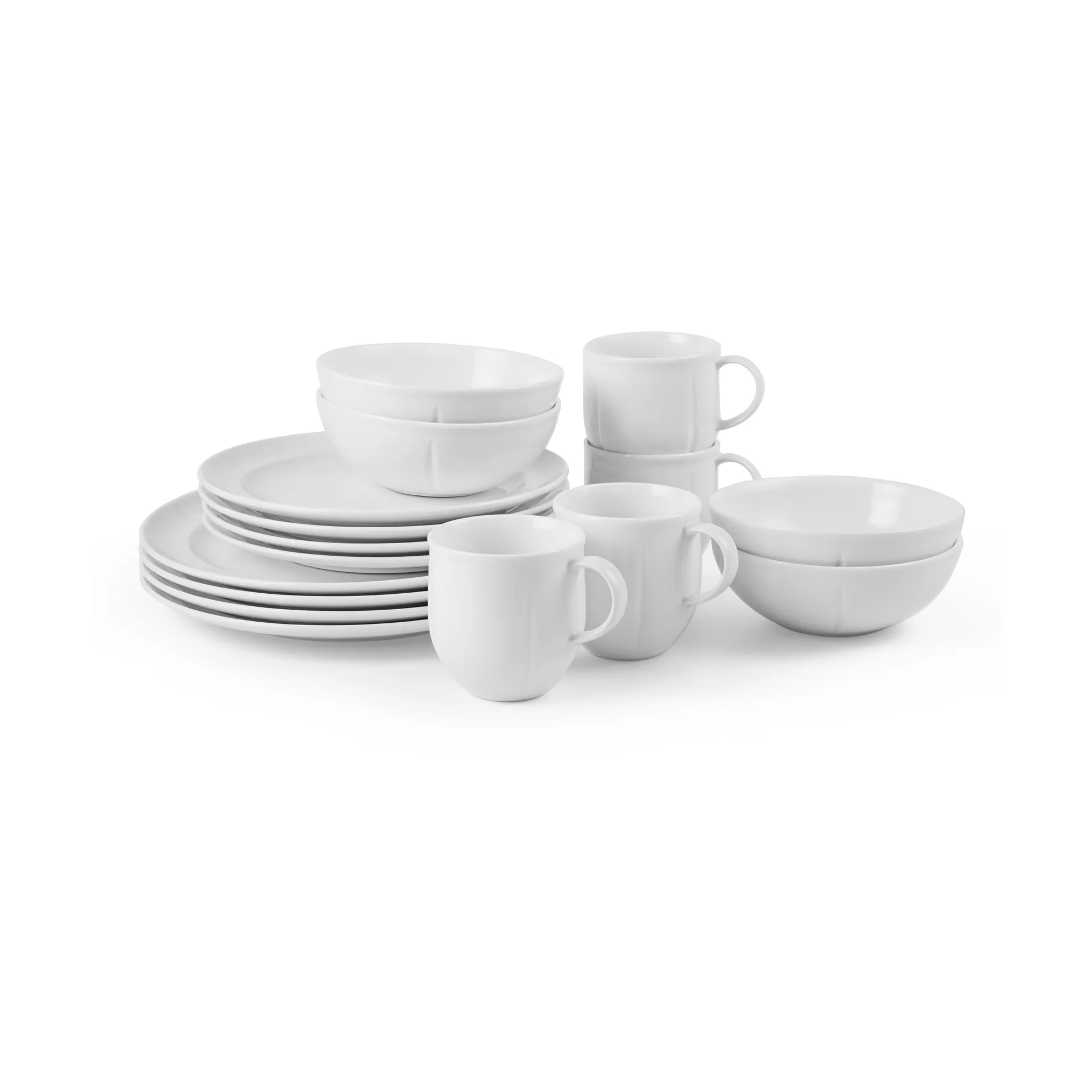 Serviço de mesa Grand Cru Soft branco 16 peças, Branco Rosendahl