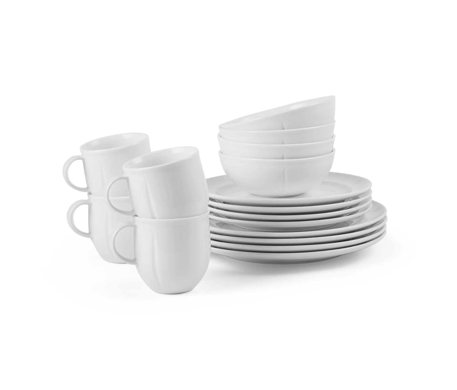 Serviço de mesa Grand Cru Soft branco 16 peças, Branco Rosendahl
