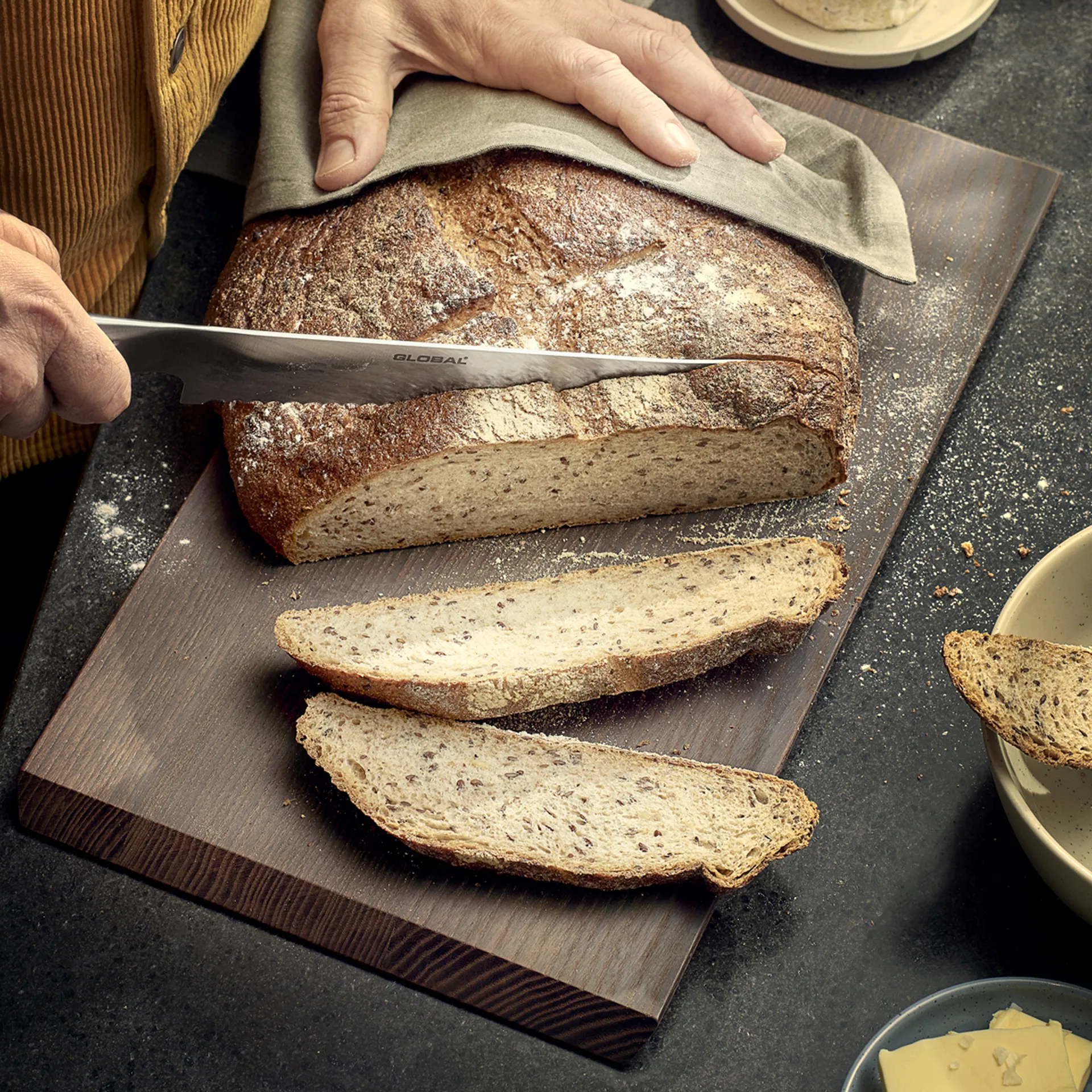 Tábua de cortar Rå 44x25 cm, Termo Freixo Rosendahl