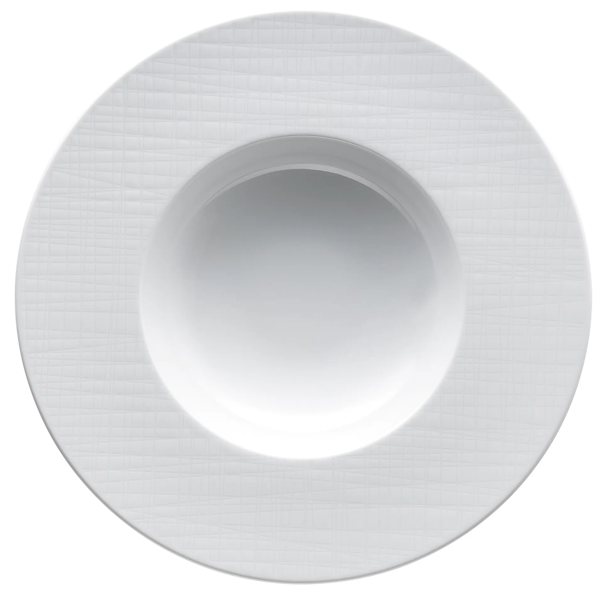 Prato fundo Mesh Rim 28 cm, Branco Rosenthal