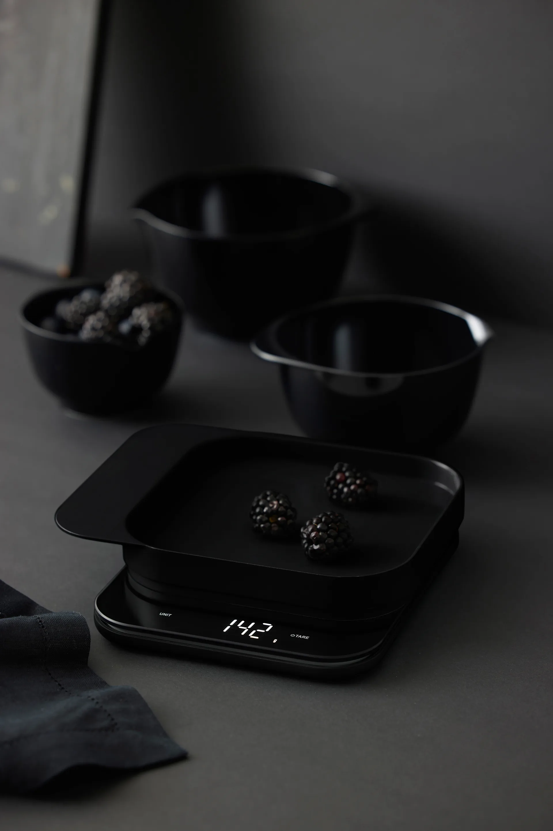 Balança de cozinha Mensura, Preto Rosti