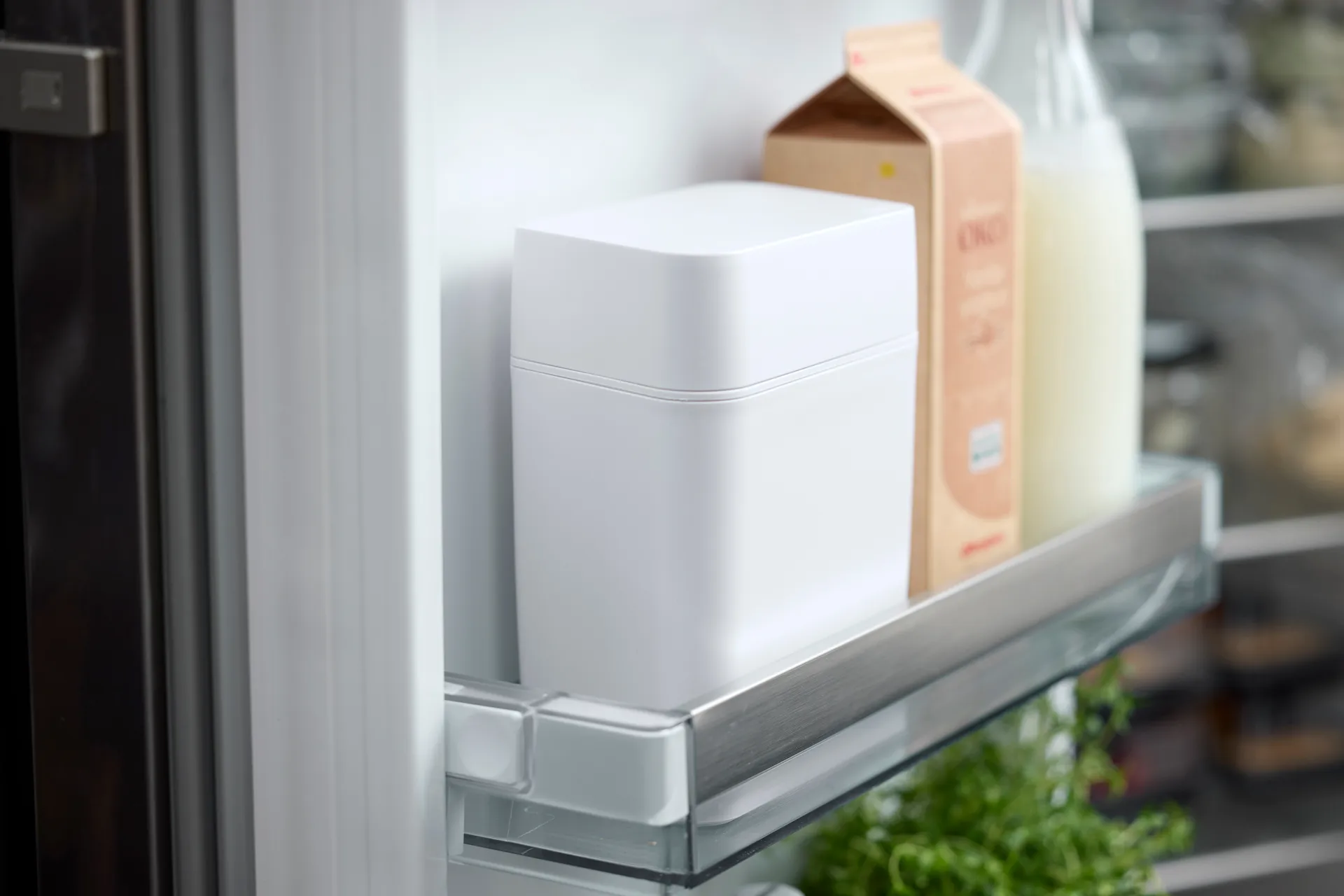 Classic caixa de queijo com cortador16,5x10x19 cm, Branco Rosti