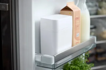 Classic caixa de queijo com cortador16,5x10x19 cm - Branco - Rosti