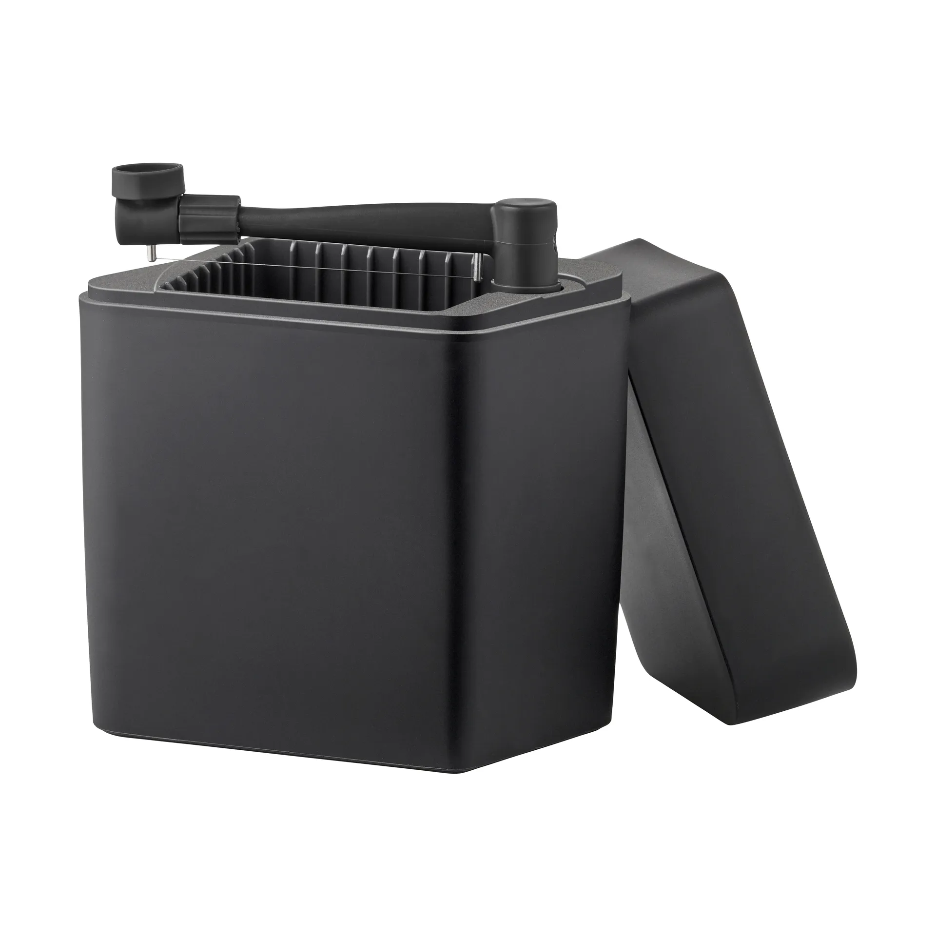 Classic caixa de queijo com cortador16,5x10x19 cm, Preto Rosti