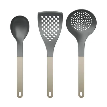 Conj. Utensílios de cozinha Optima 2 3 peças - Bege nylon - Rosti