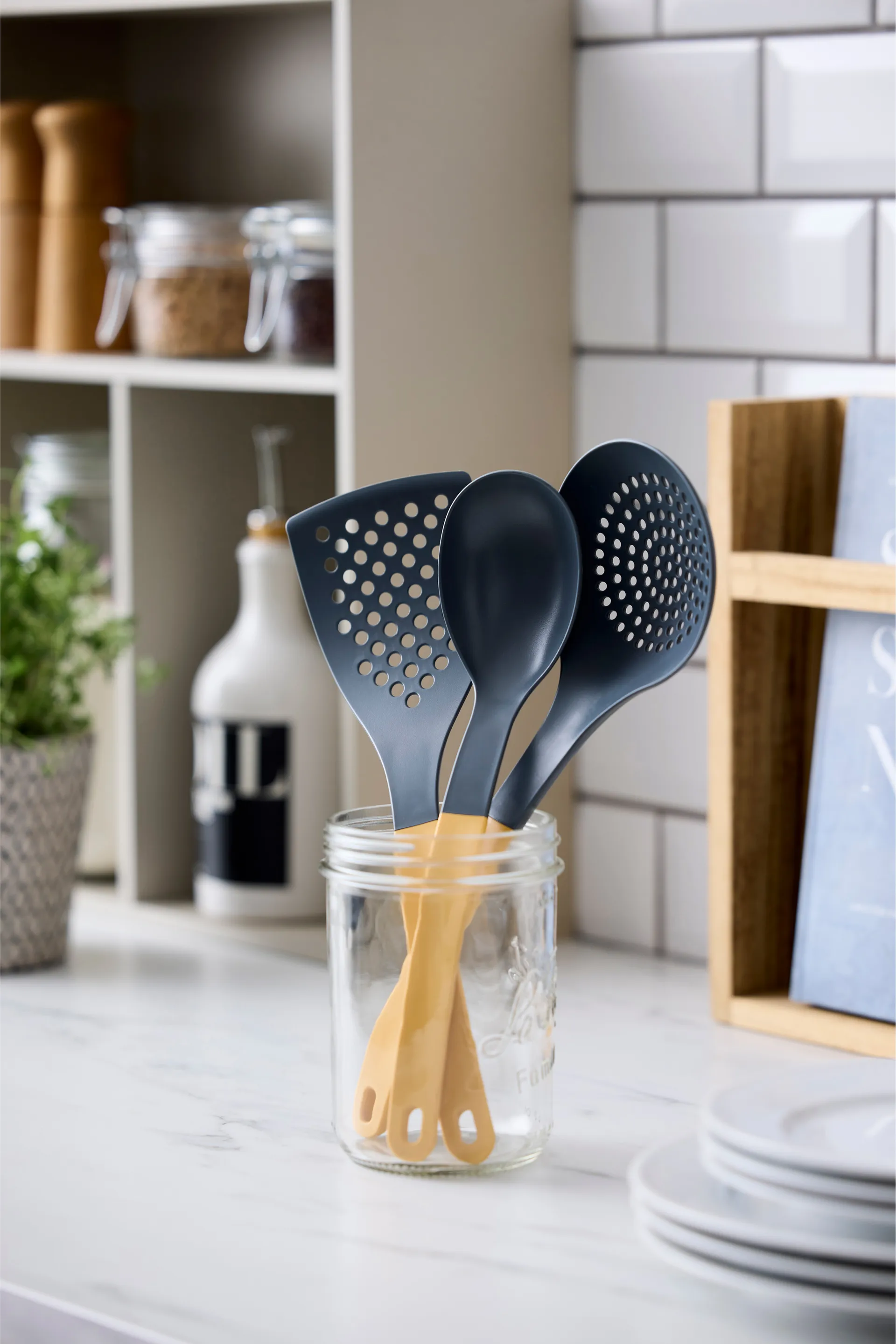 Conj. Utensílios de cozinha Optima 2 3 peças, Curry nylon Rosti