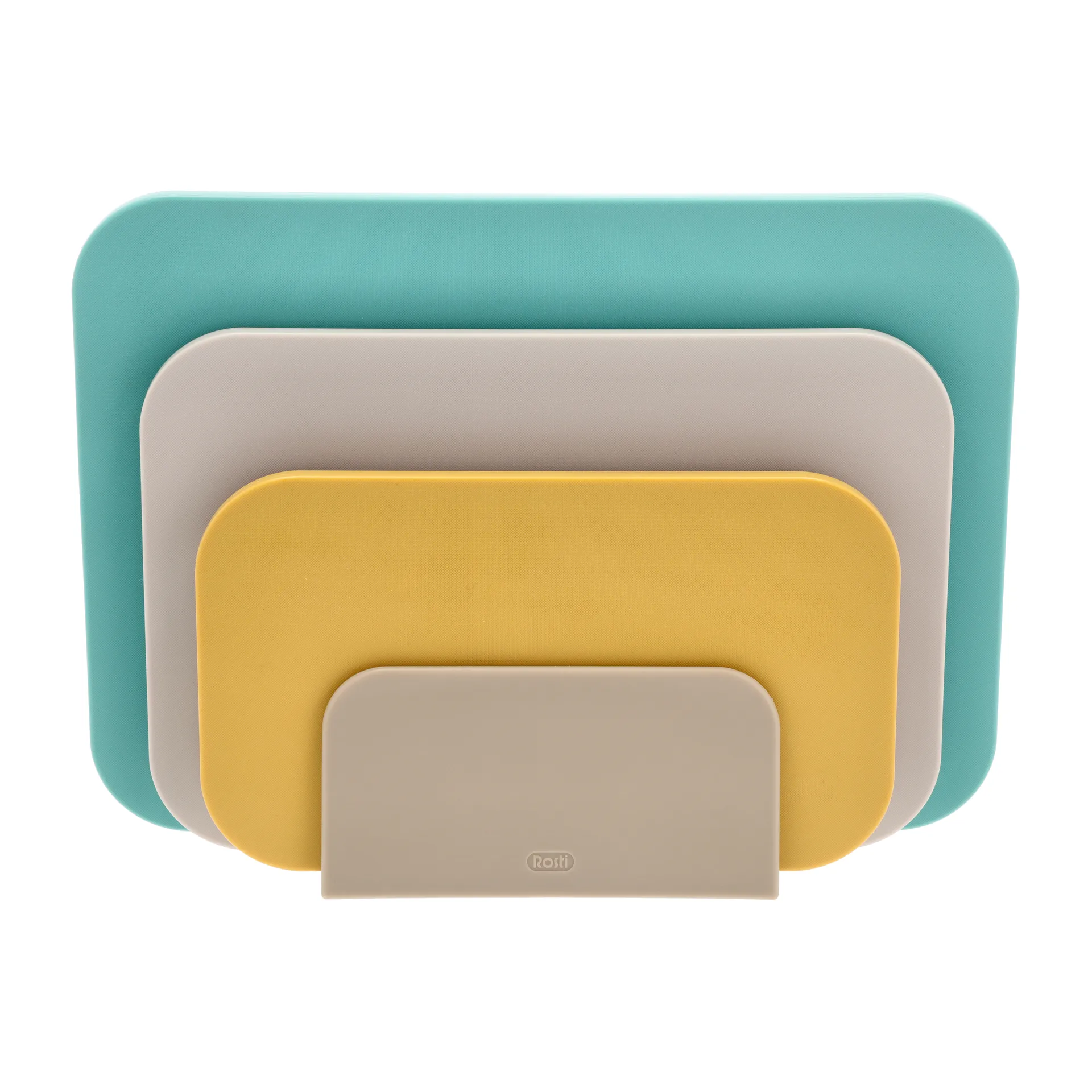 Conjunto Choptima tábua de cortar - 3 peças e suporte, Ocean Rosti