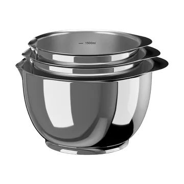 Conjunto de taças Margrethe 3 peças - Aço inoxidável - Rosti