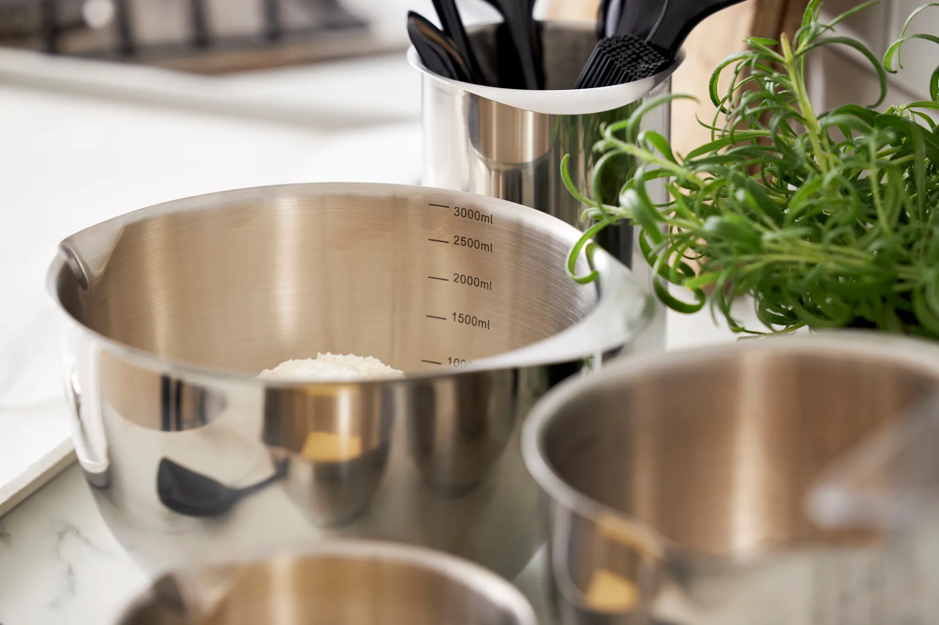 Conjunto de taças Margrethe 3 peças, Aço inoxidável Rosti