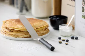 Emma espátula de paleta estreita em aço 33 cm - Preto - Rosti