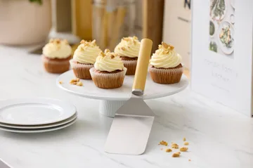 Espátula de paleta Emma larga em aço 26 cm - Curry - Rosti