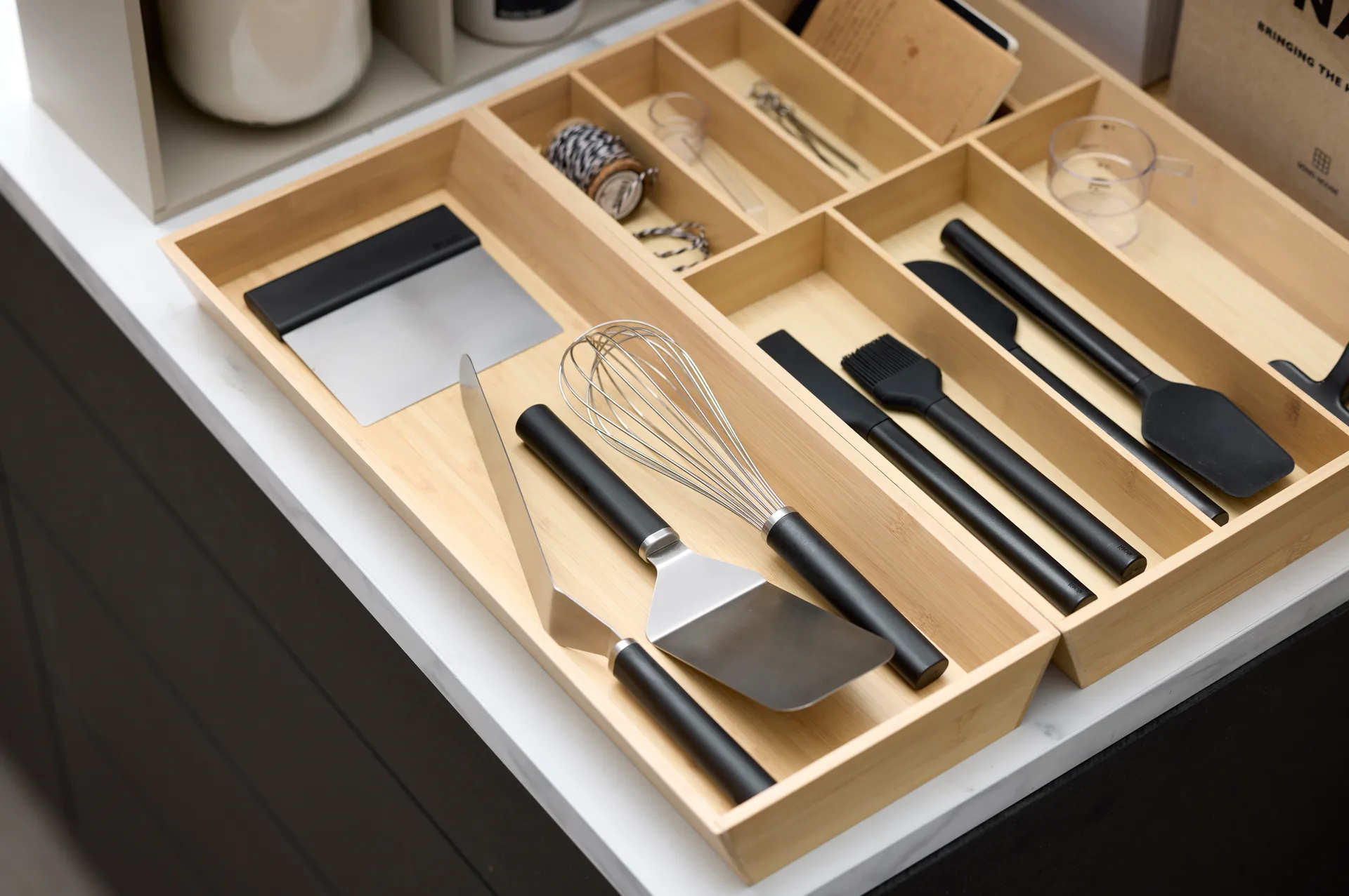 Espátula de paleta Emma larga em aço 26 cm, Preto Rosti