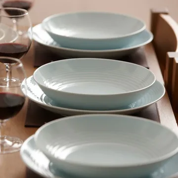 Prato Maze 28 cm - azul - Royal Doulton