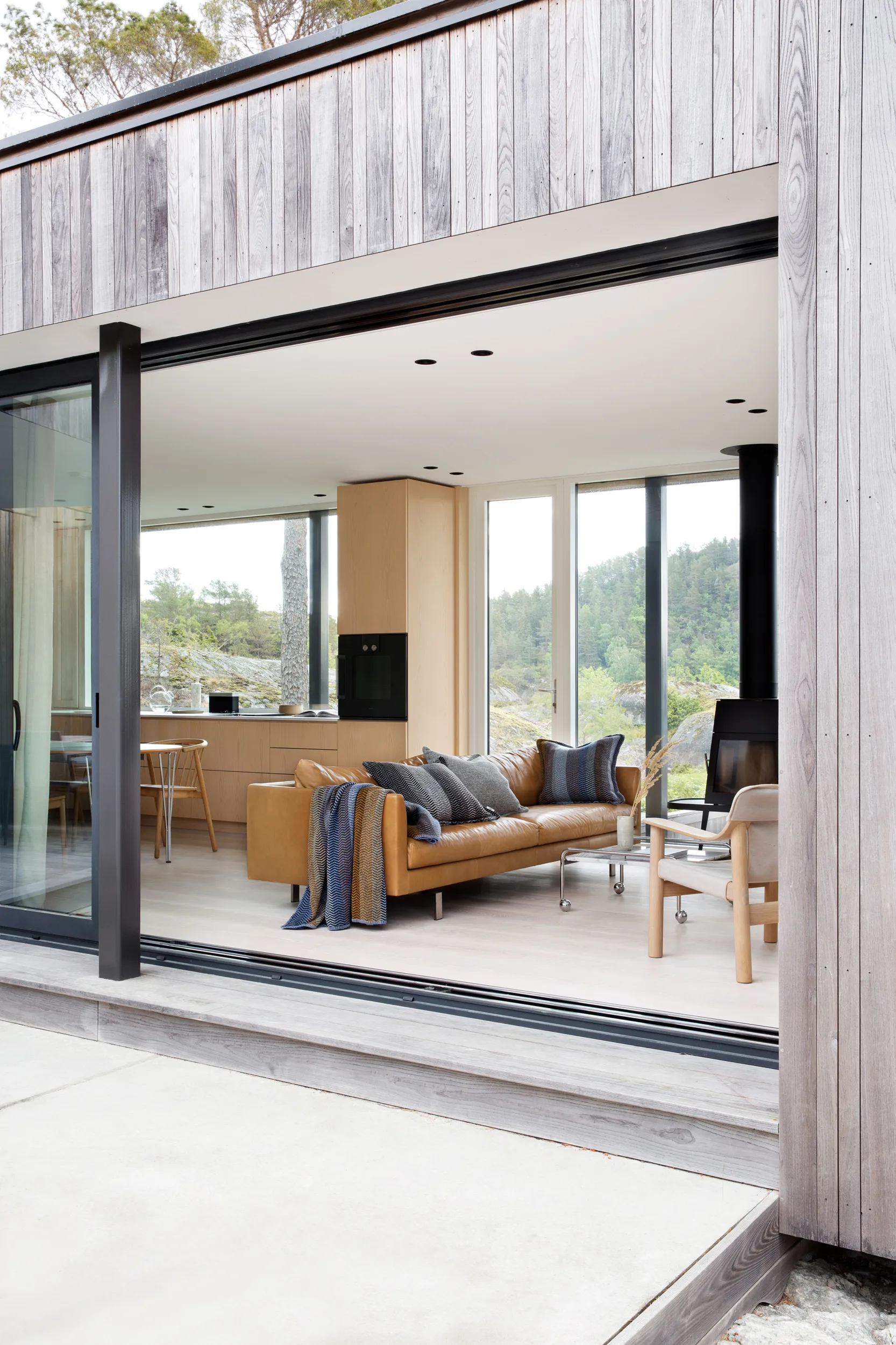 Almofada Fri 60x60 cm, November view Røros Tweed