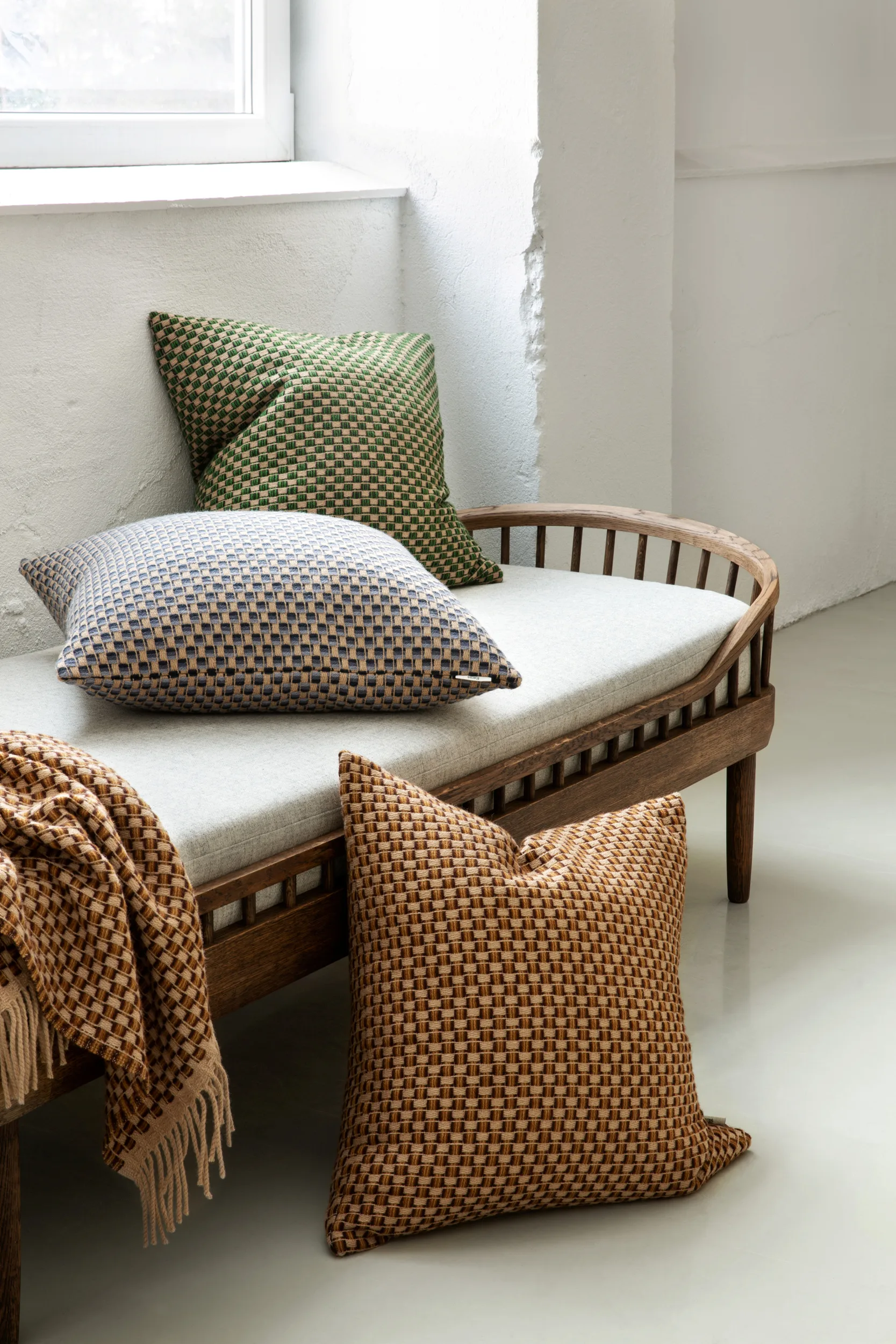 Almofada Isak 60x60 cm, Meadow Røros Tweed