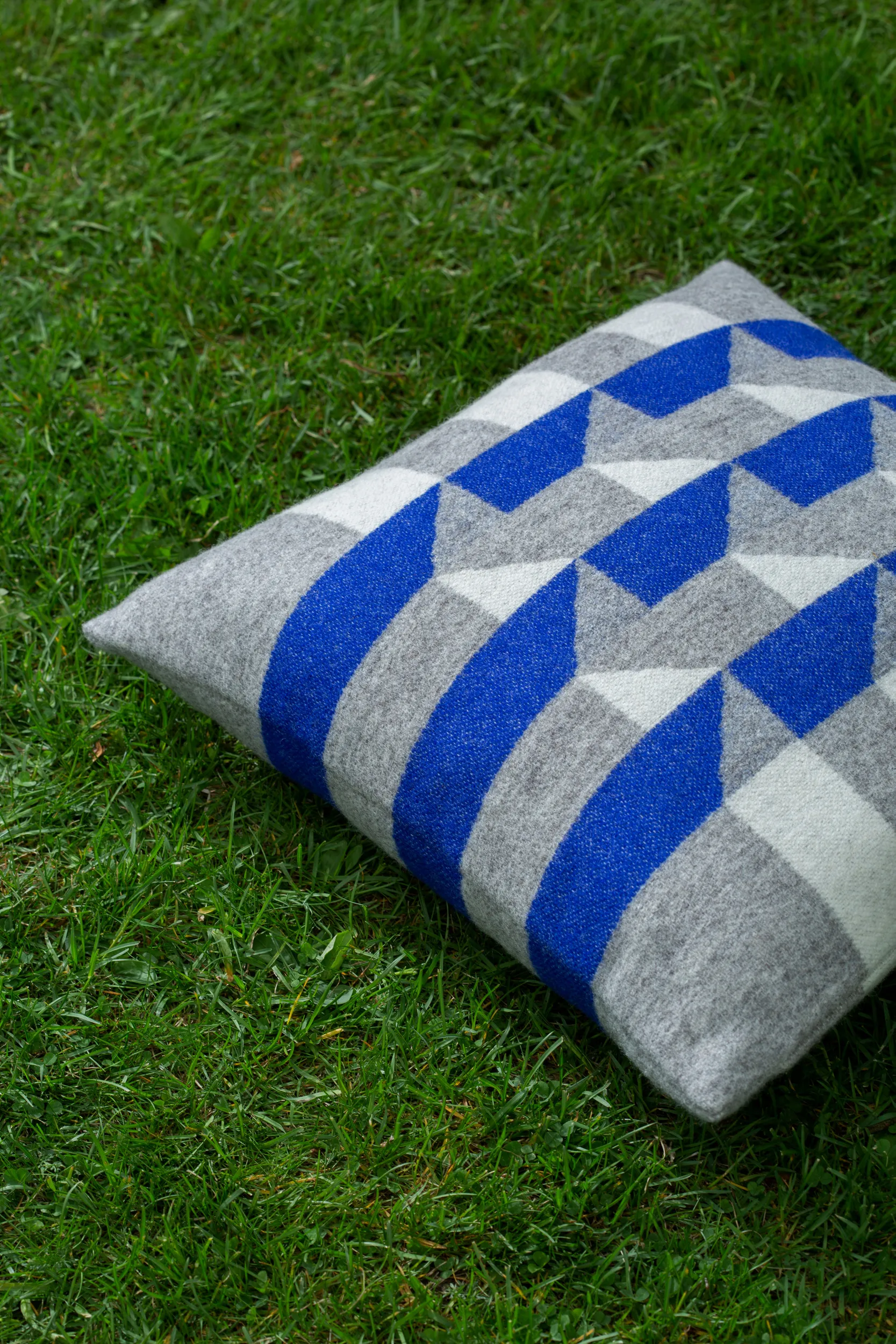 Almofada Kvam 50x50 cm, Blue Røros Tweed
